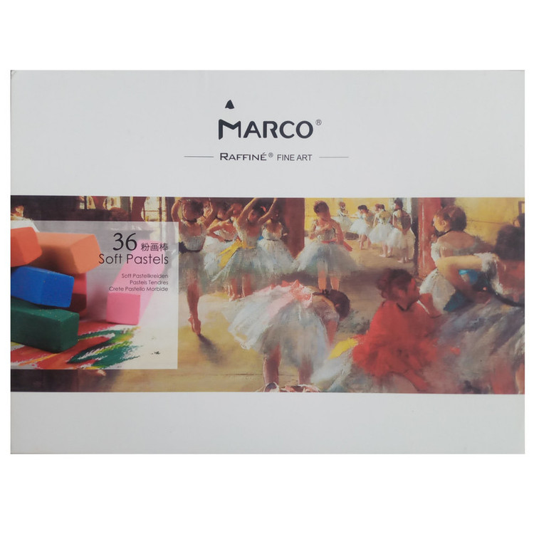 پاستل گچی 36 رنگ مدل marco fine art