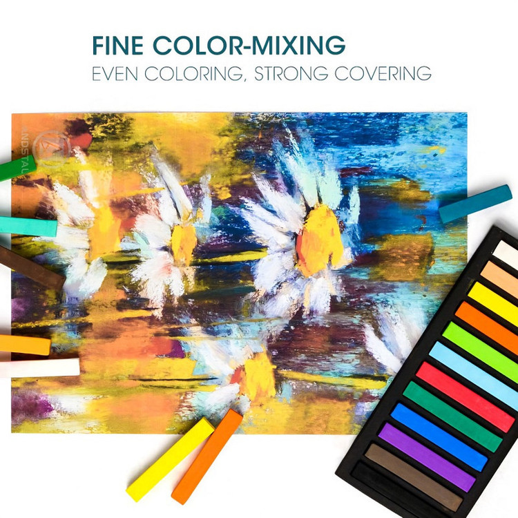 پاستل گچی 36 رنگ مدل marco fine art