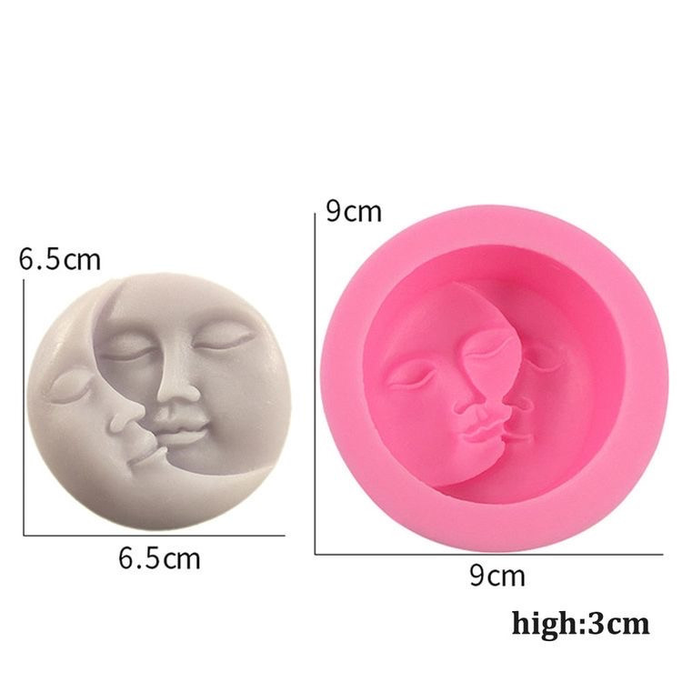 قالب شمع مدل ماه و خورشید
