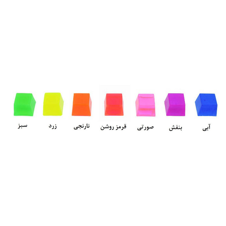 رنگ رزین اپوکسی فیلو مدل Neon حجم 10 میلیلیتر بسته 8 عددی
