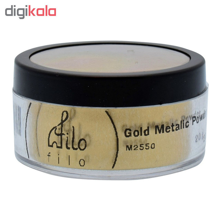 پودر رنگ فیلو مدل metalic powder کد M2 حجم 15 میلیلیتر
