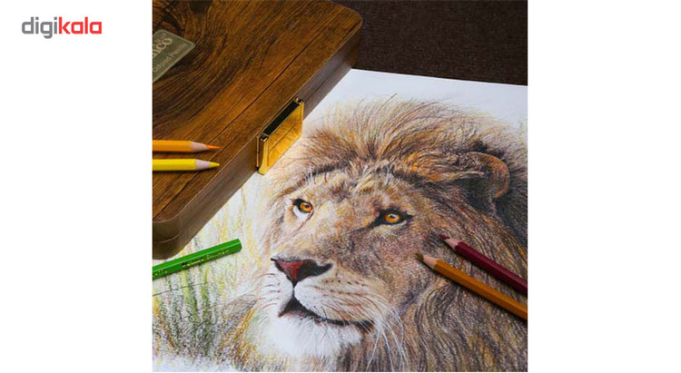 مداد رنگی 100 رنگ جعبه چوبی کنکو مدل ویکتوریا