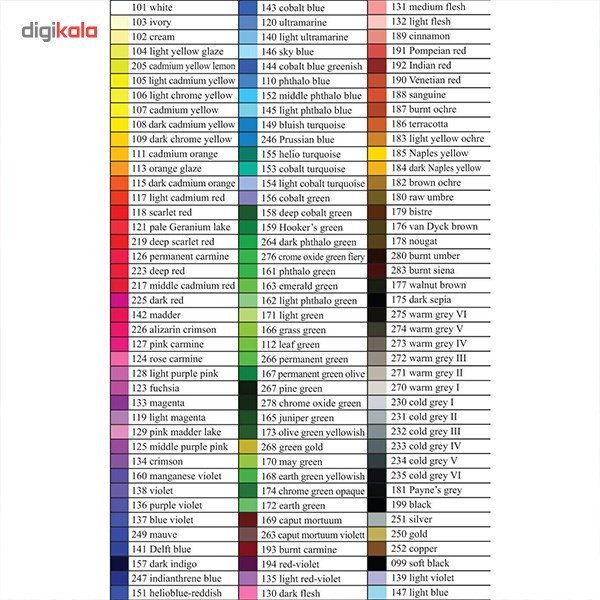 مداد رنگی 120 رنگ فابر کاستل مدل Polychromos