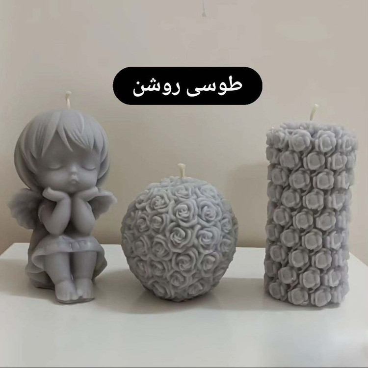 رنگ تزئین شمع دارینا مدل 03 حجم 40 گرم بسته 2 عددی