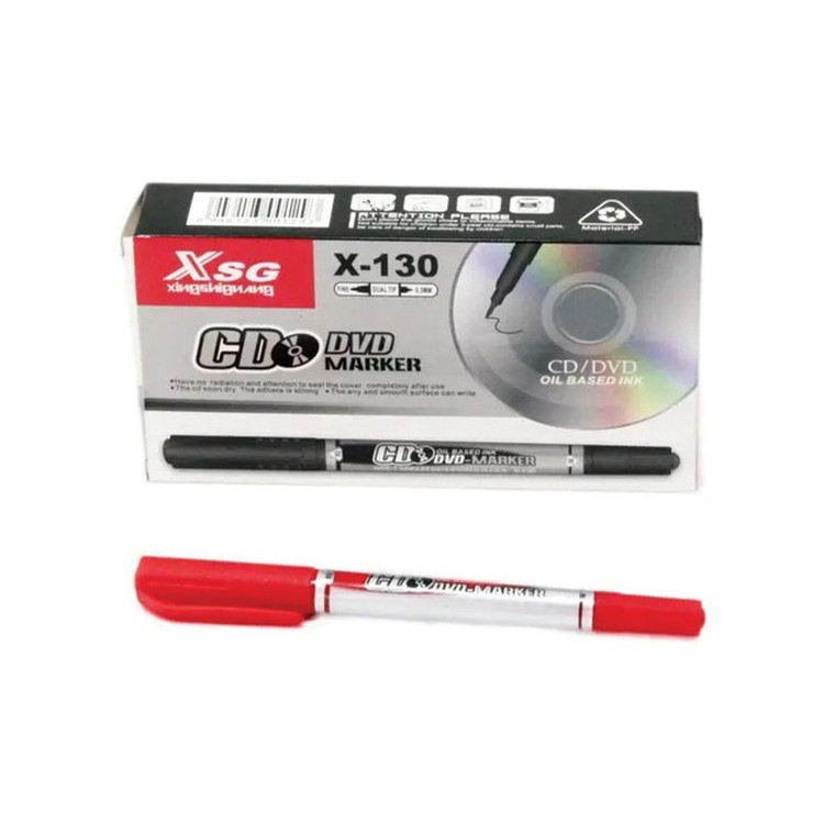 ماژیک سی دی دو سر ایکس اس جی مدل X-130 بسته 12 عددی