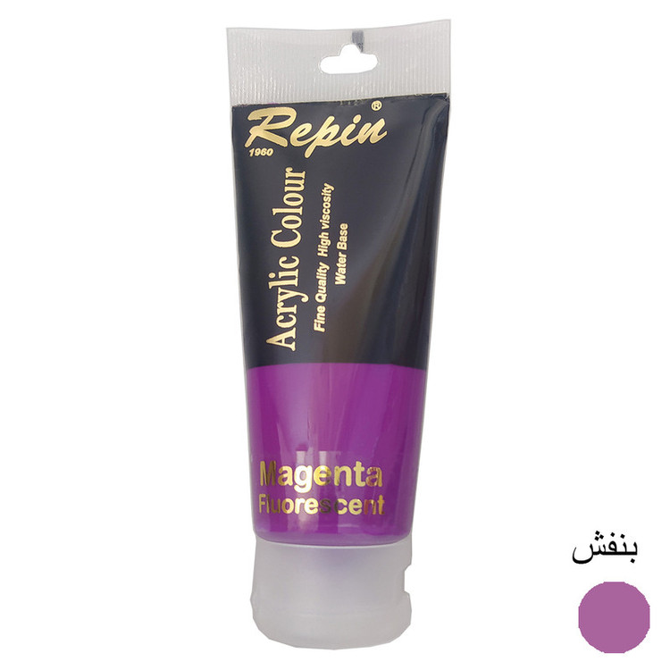 رنگ اکریلیک رپین مدل Flourscent حجم 75 میلیلیتر