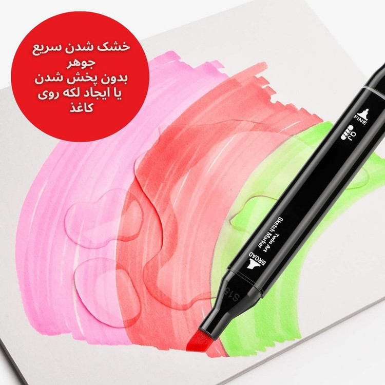 ماژیک راندو نیو تاچ مدل 012 بسته 12 عددی