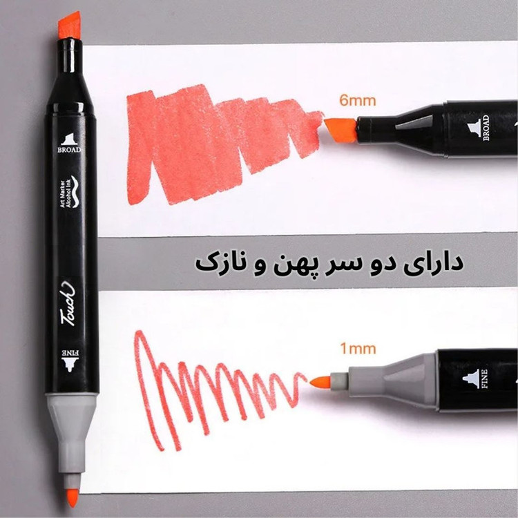 ماژیک راندو نیو تاچ مدل 012 بسته 12 عددی