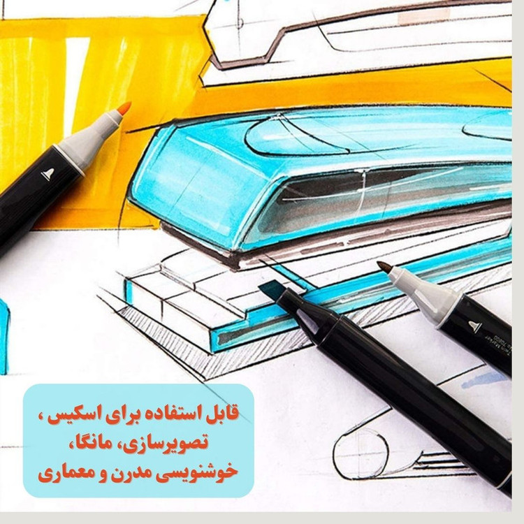 ماژیک راندو نیو تاچ مدل 012 بسته 12 عددی