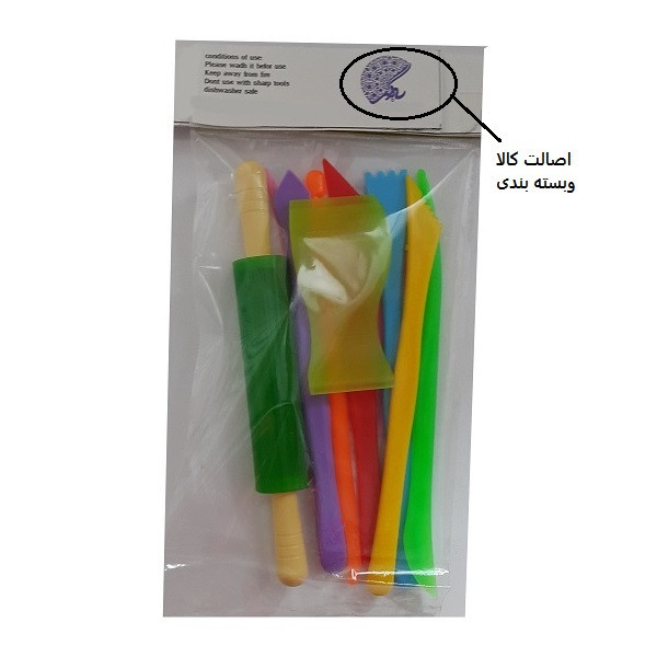 ابزار سفالگری به گز مدل پیکر تراشی مجموعه 10 عددی