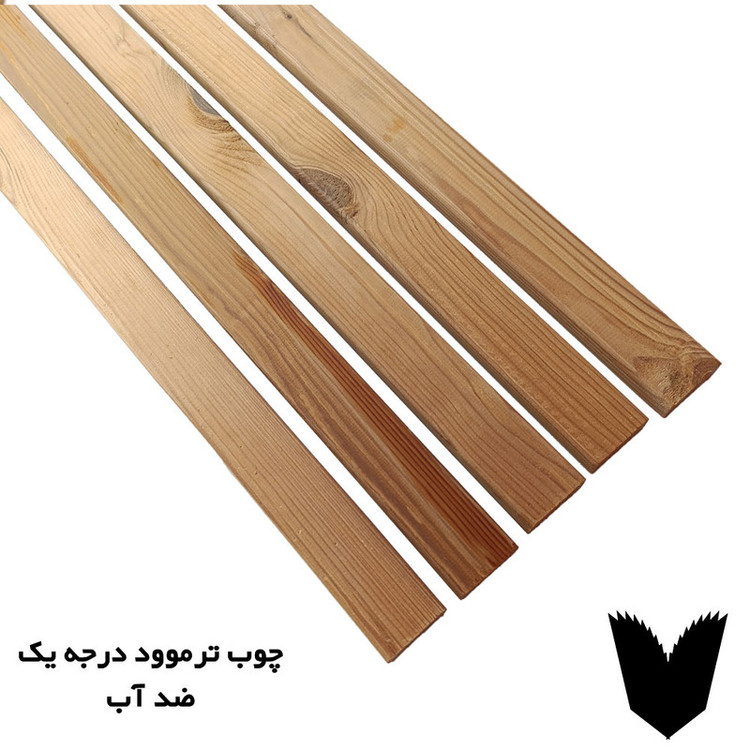 تخته چوب مدل ترموود پویا بسته پنج عددی
