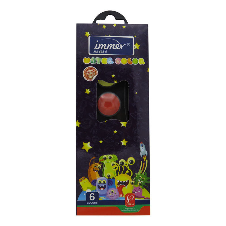 آبرنگ 6 رنگ ایمر کد JM-698-6