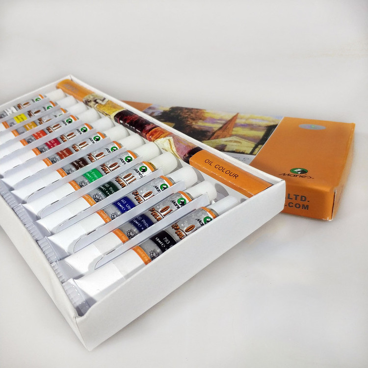 رنگ روغن ماریز کد E1386B بسته 12 عددی حجم 12 میلیلیتر