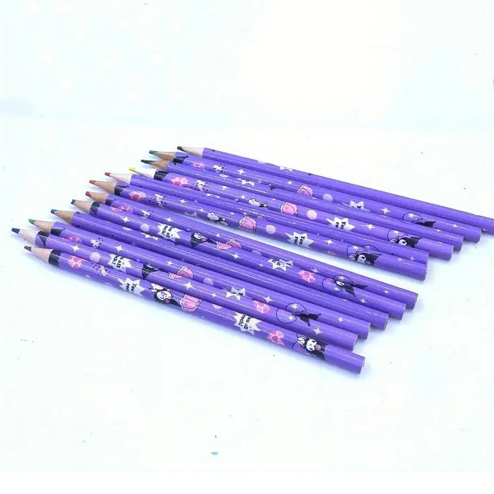 مداد رنگی 12 رنگ طرح کرومی مدل YOYO-801