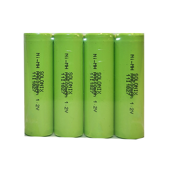 باتری قلمی قابل شارژ سولونیکس مدل Ni-MH صنعتی 600mAh بسته 20 عددی