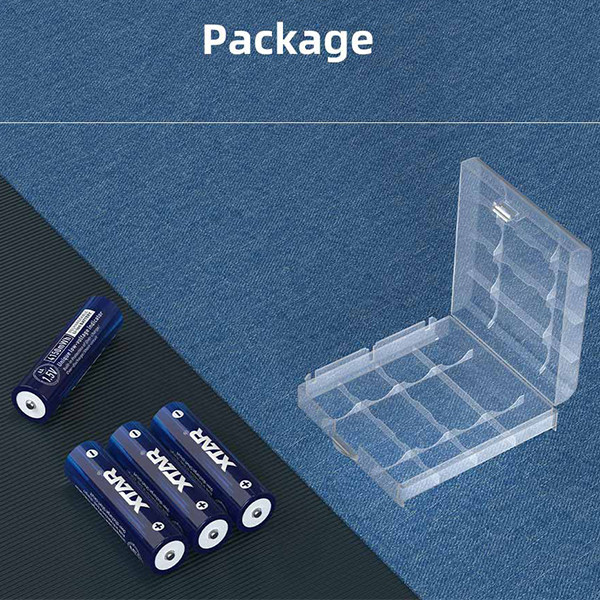 باتری قلمی قابل شارژ اکستار مدل 1.5V AA 2500mAh بسته چهار عددی