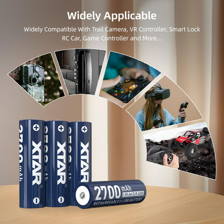 باتری قلمی اکستار مدل 1.5V AA 2700mAh بسته ۴ عددی