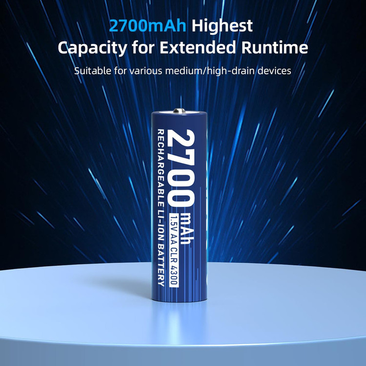 باتری قلمی اکستار مدل 1.5V AA 2700mAh بسته ۴ عددی