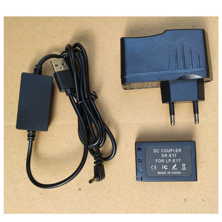 شارژر باتری دوربین مدل LP-E17 Power bank USB