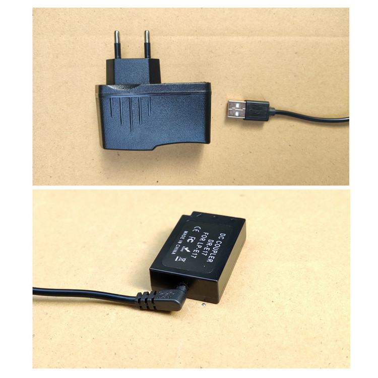 شارژر باتری دوربین مدل LP-E17 Power bank USB