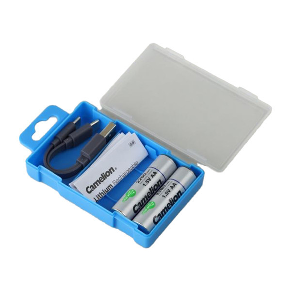 باتری قلمی قابل شارژ کملیون مدل 1.5VLi-AA2200 بسته دو عددی