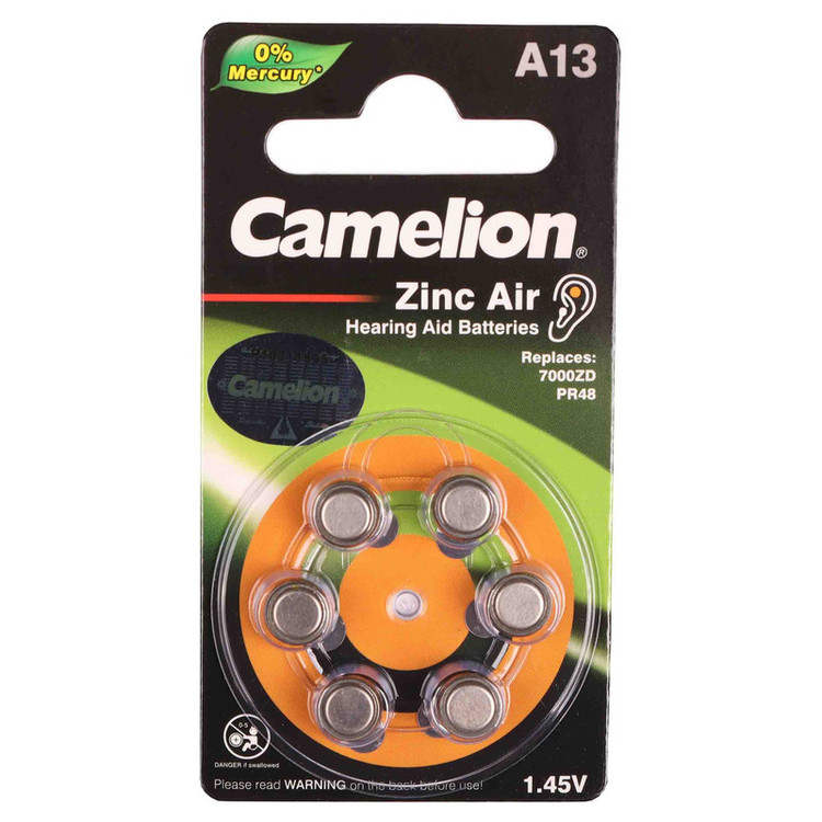 باتری سمعک کملیون مدل 13 بسته 60 عددی