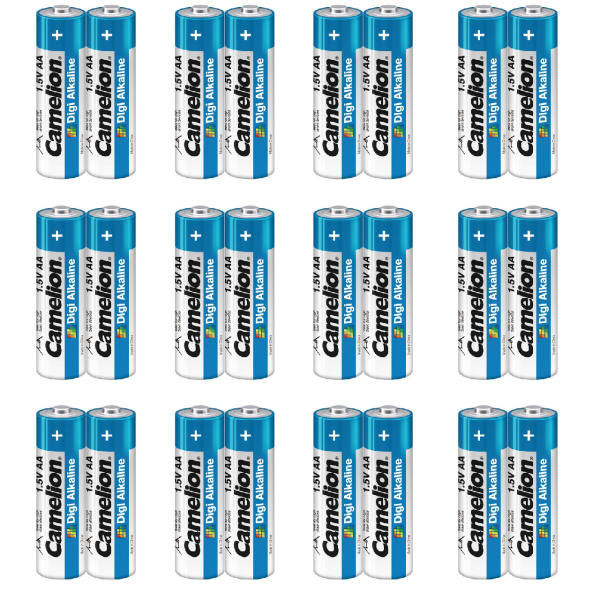 باتری قلمی کملیون مدل Digi Alkaline LR6AM3-mignon بسته 24 عددی