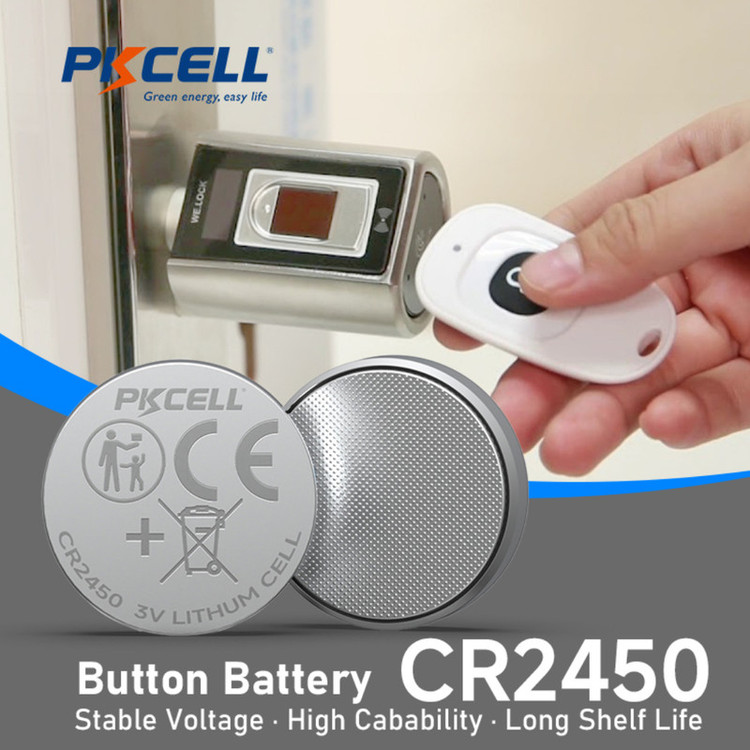 باتری سکه ای پیکی سل مدل CR2450 ولتاژ 3V مجموعه 20 عددی