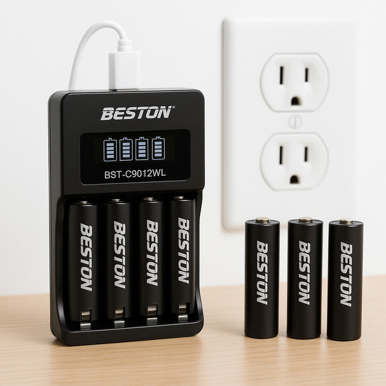 شارژر باتری بستون مدل BST-C9012WL کد Super fast charger