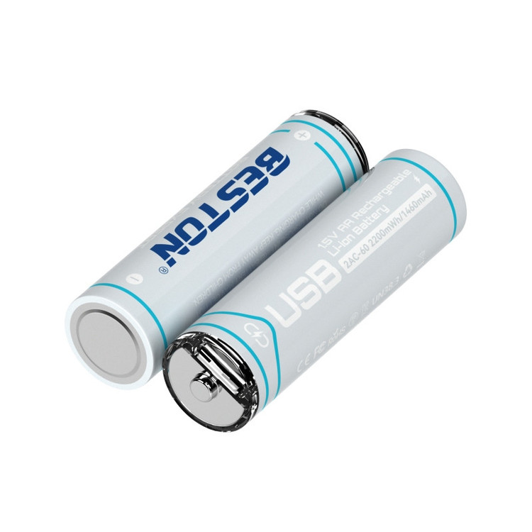 باتری قلمی قابل شارژ بستون مدل USB-TYPE C-CHARGING بسته چهار عددی