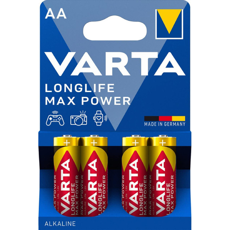 باتری قلمی وارتا مدل Longlife Max Power-LR6 بسته 16 عددی