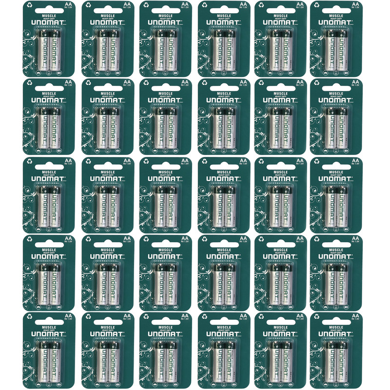 باتری قلمی یونومات مدل Muscle Heavy Duty بسته 60 عددی