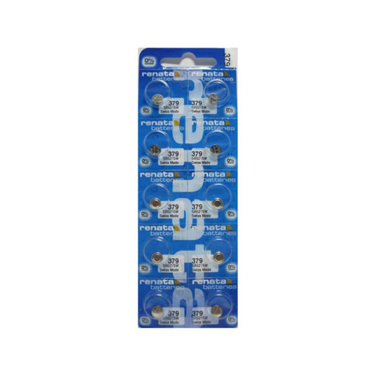 باتری ساعت رناتا مدل 379SR521SW بسته 10 عددی
