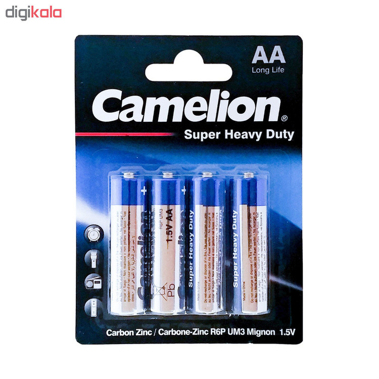 باتری قلمی کملیون مدل Super Heavy Duty بسته 48 عددی