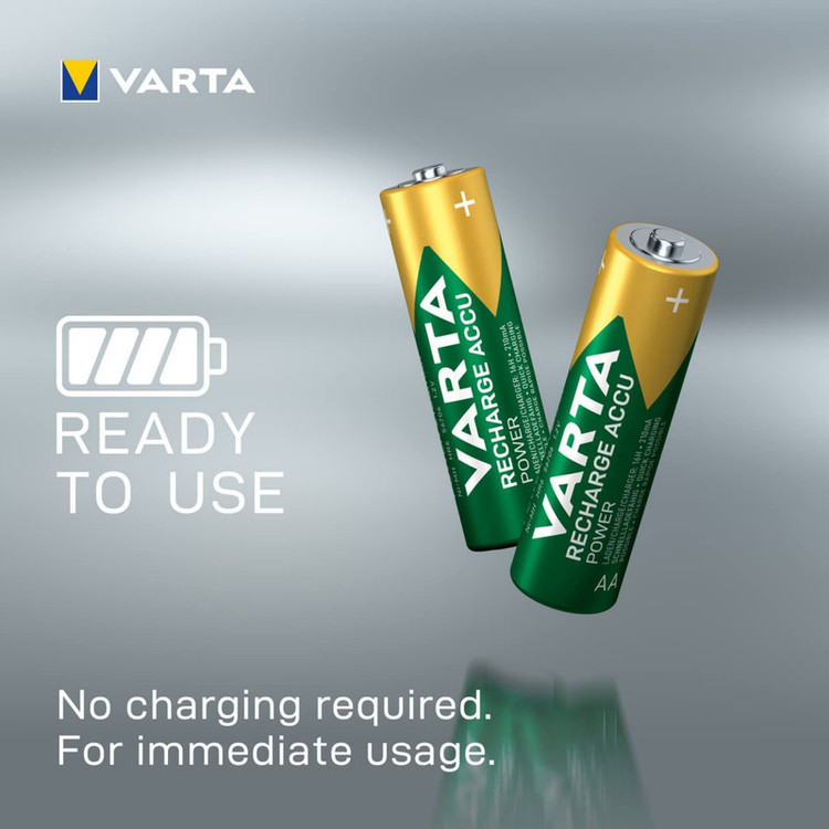 باتری قلمی قابل شارژ وارتا مدل ACCU power Ready-to-use 2400 بسته 2 عددی