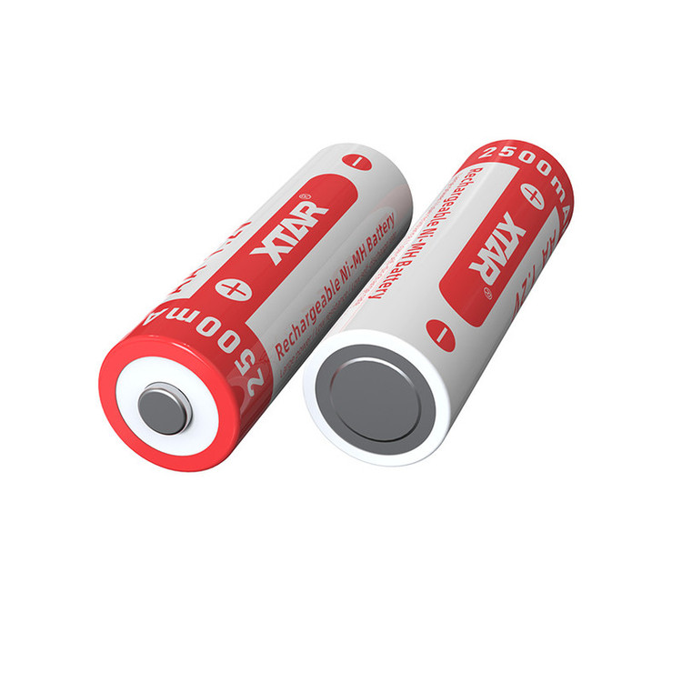 باتری قلمی قابل شارژ اکستار مدل 1.2V AA 2500mAh بسته چهار عددی