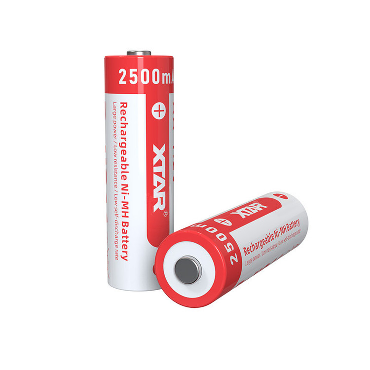 باتری قلمی قابل شارژ اکستار مدل 1.2V AA 2500mAh بسته چهار عددی