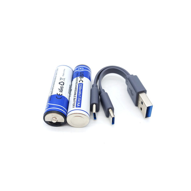 باتری قلمی قابل شارژ 1.5 ولت مدل DRcell بسته 2 عددی