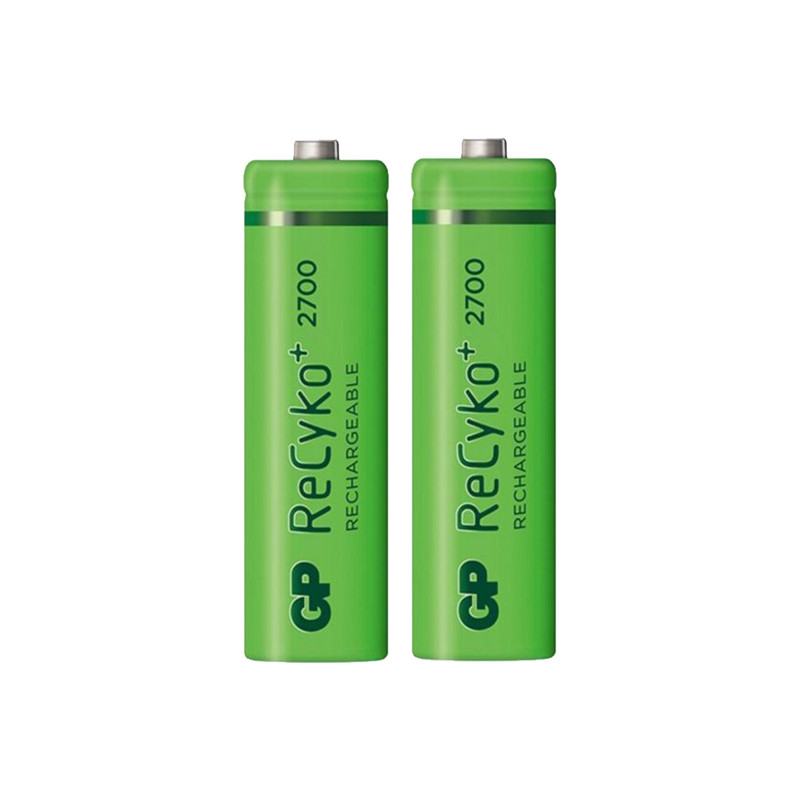 باتری قلمی قابل شارژ جی پی مدل ReCyko Plus 2700 بسته 2 عددی