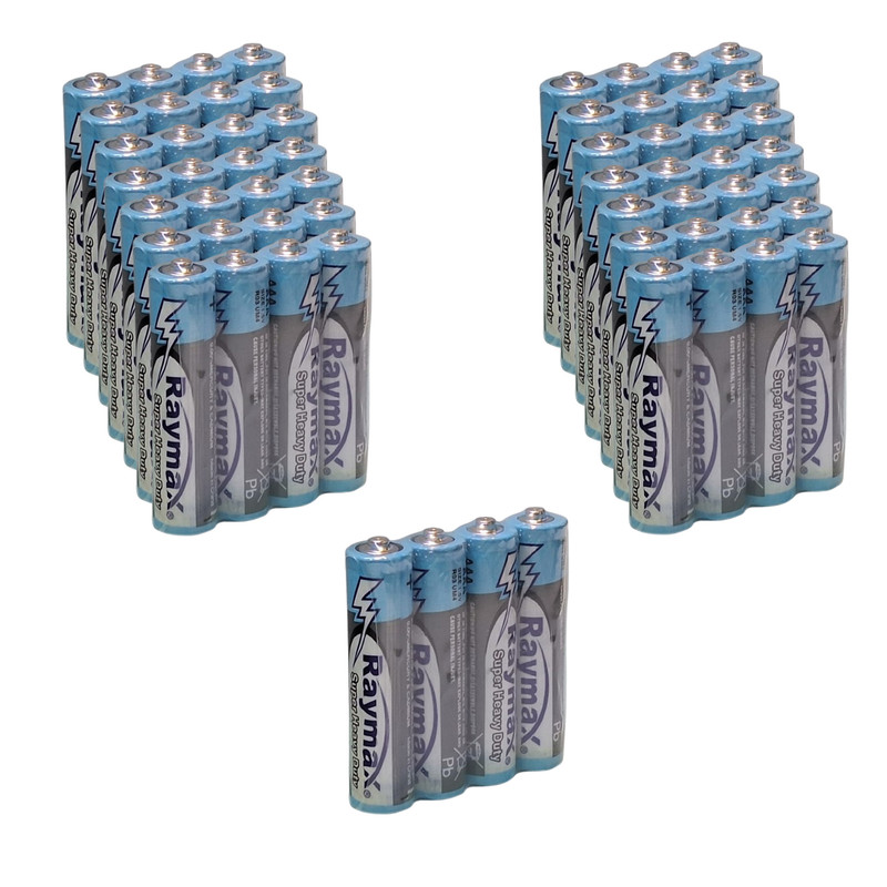 باتری نیم قلمی رایمکس مدل SUPER HEAVY DUTY-4PCS بسته 60 عددی