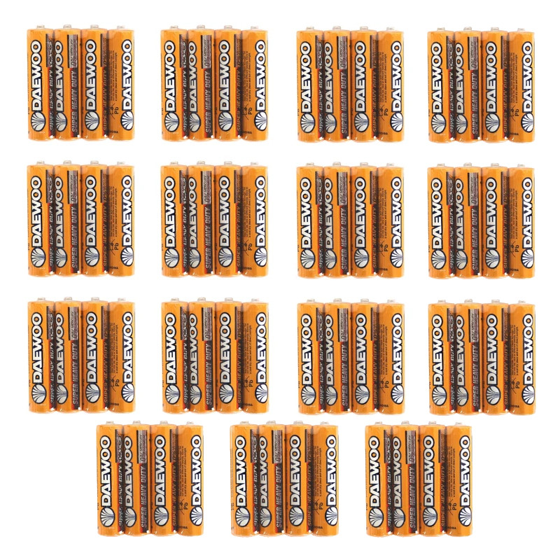 باتری قلمی دوو مدل Super Heavy Duty AA  بسته 60 عددی
