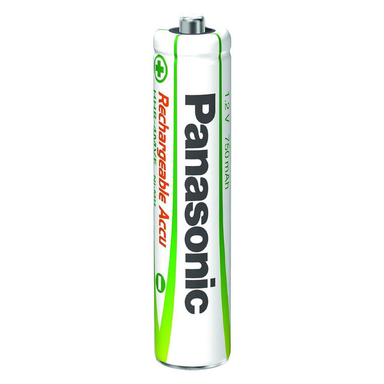باتری نیم قلمی قابل شارژ پاناسونیک مدل 750mAh بسته ۲ عددی