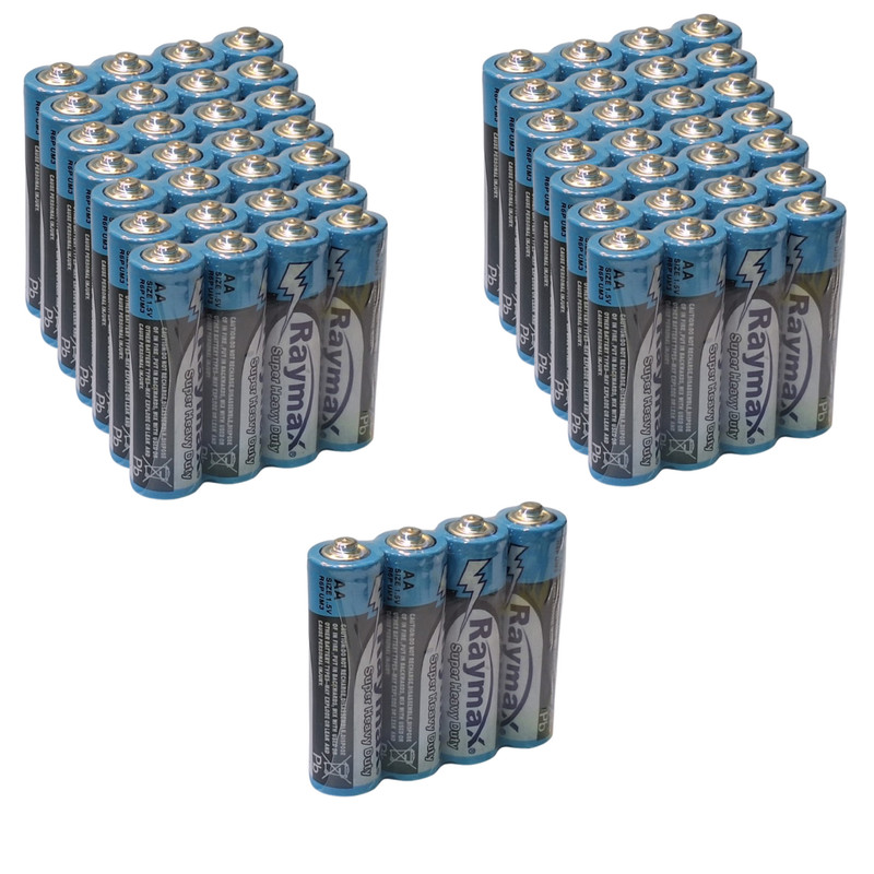 باتری قلمی رایمکس مدل SUPER HEAVY DUTY-4PCS بسته 60 عددی