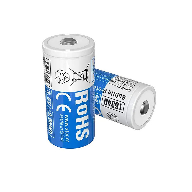 باتری قابل شارژ اکستار مدل XTAR 16340 850mAh
