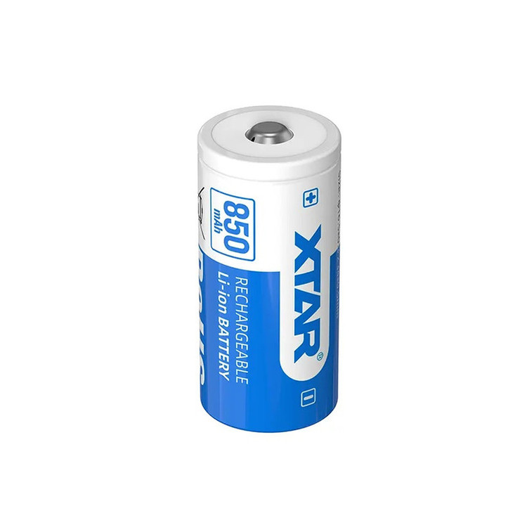 باتری قابل شارژ اکستار مدل XTAR 16340 850mAh
