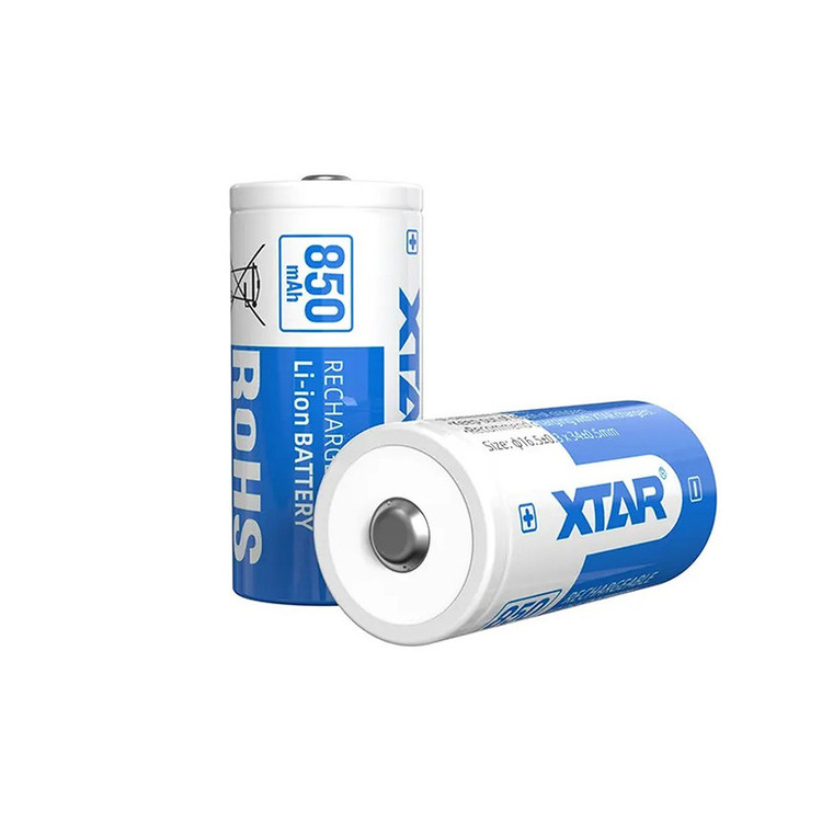باتری قابل شارژ اکستار مدل XTAR 16340 850mAh
