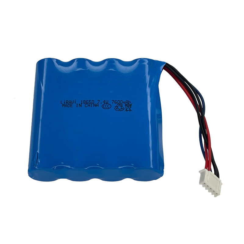 باتری لیتیومی قابل شارژ مدل 18650 کد 7.4v ظرفیت 7600 میلی‌آمپرساعت