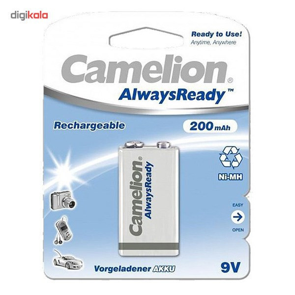 باتری کتابی قابل شارژ کملیون 200mAh