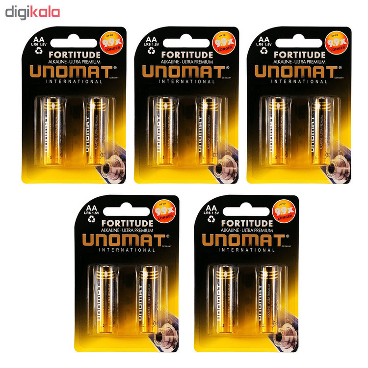 باتری قلمی یونومات مدل Ultra Premium بسته 10 عددی