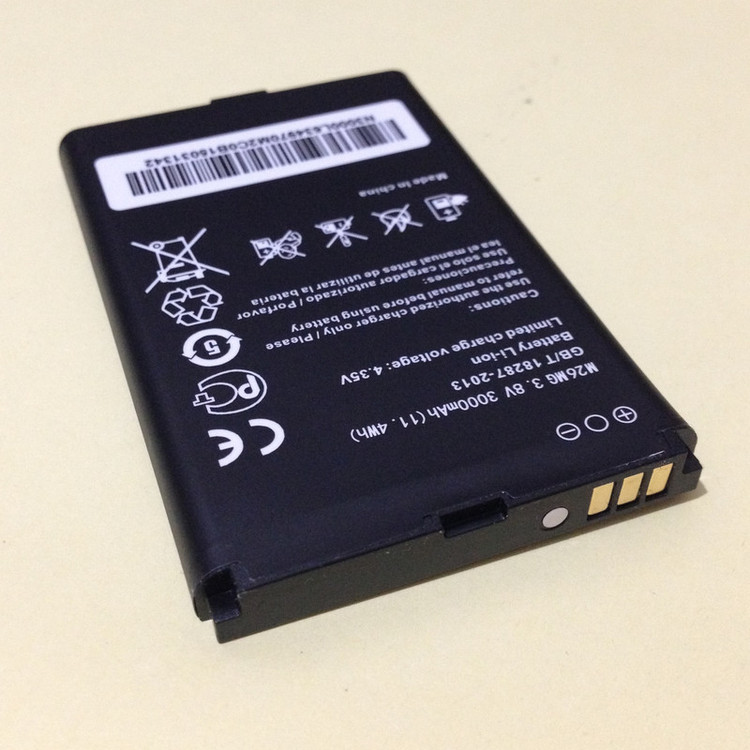 باتری لیتیومی مدل M26MG ظرفیت 3000 میلی آمپرساعت مناسب برای مودم قابل حمل ایرانسل FD-M40 B1